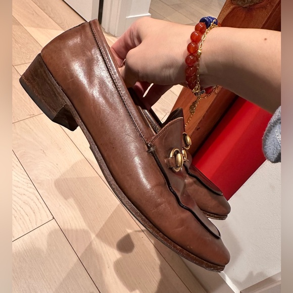 Gently Used Gucci Brown Horsebit Loafer 37 - Picture 7 of 7